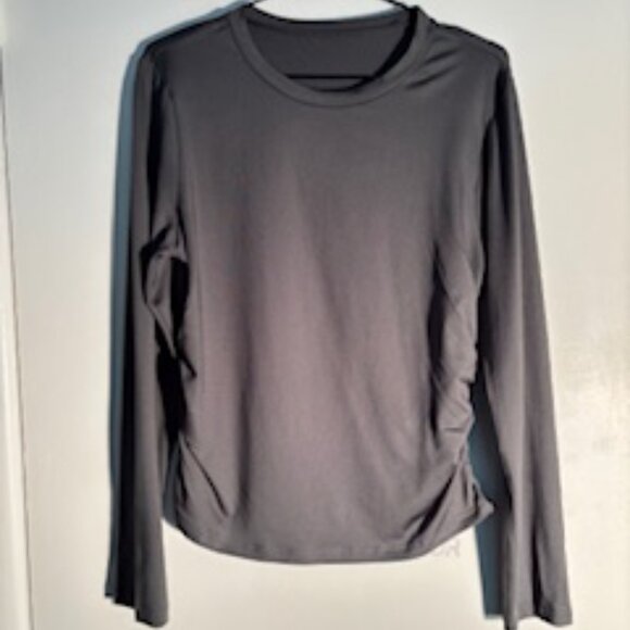 Scoop-Neck Side Gathered Top--NWT - Picture 1 of 3